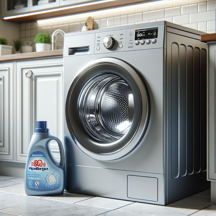 Washers with anti-allergen treatments for healthier washing