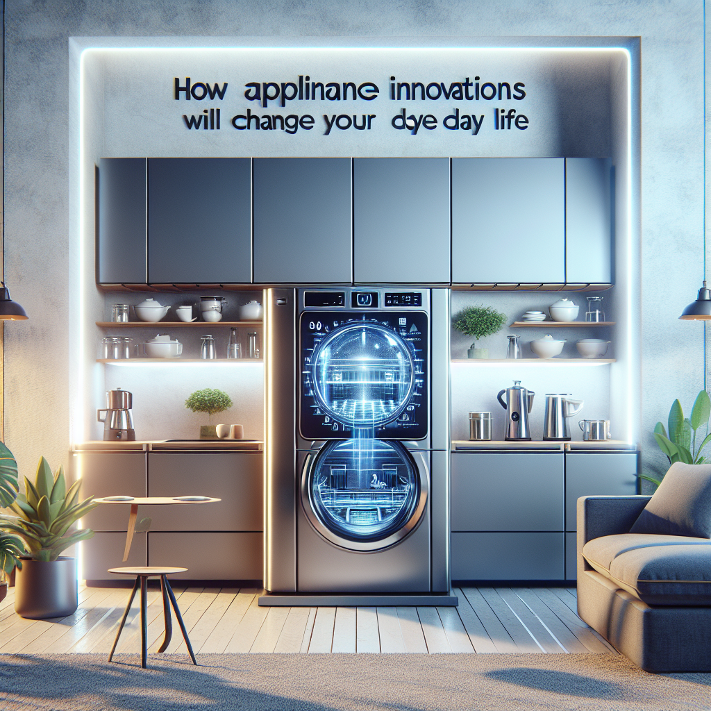 How Appliance Innovations Will Change Your Daily Life