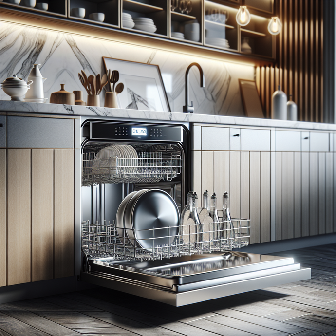 Dishwashers with water-jet cleaning technology