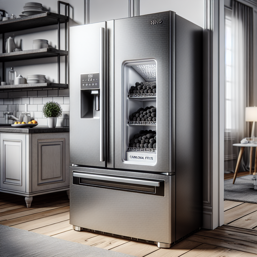 Refrigerators with charcoal filters to eliminate odors