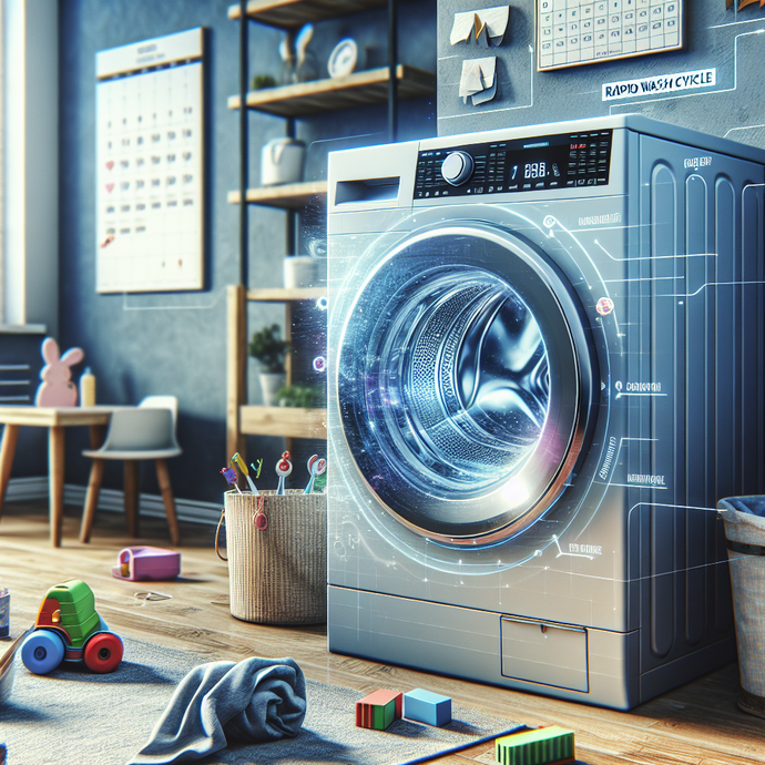 Washers with rapid wash cycles: For busy families