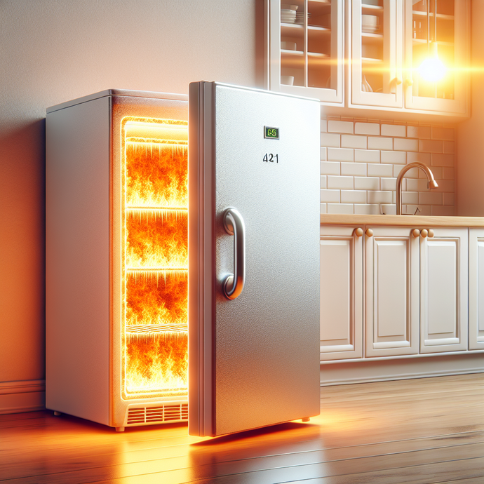 Freezer: How to prevent warm air from entering when opening the door