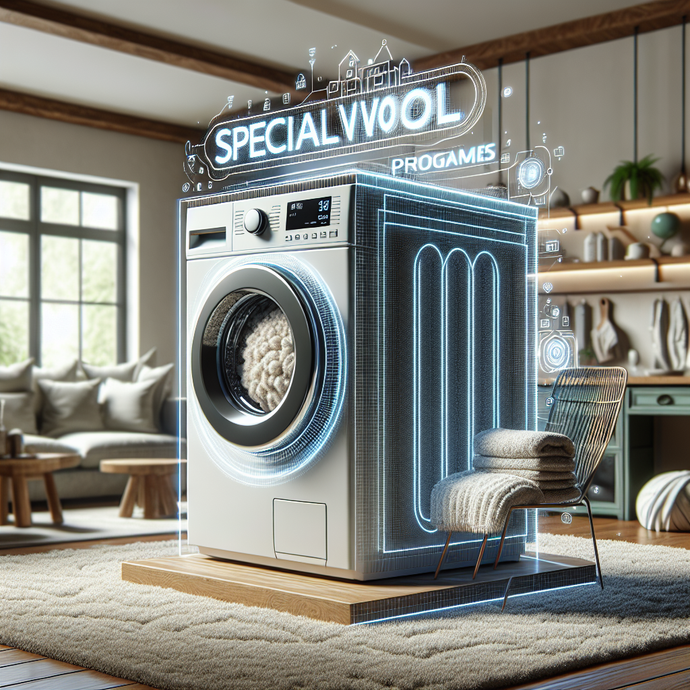 Washing machines with special wool programs