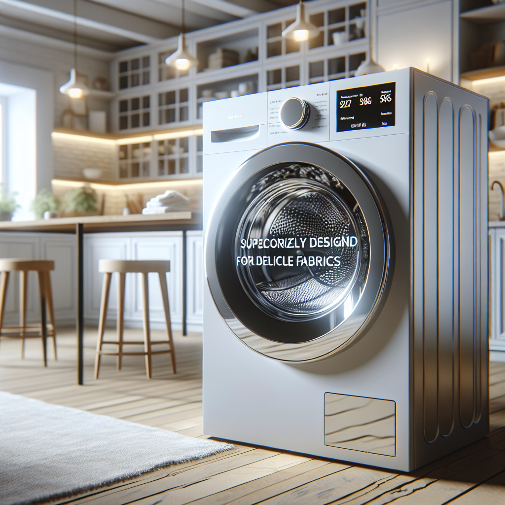 Washing machines with specialized cycles for delicate fabrics