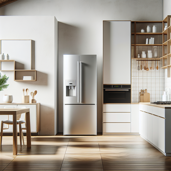Household appliances for a minimalist and sleek kitchen