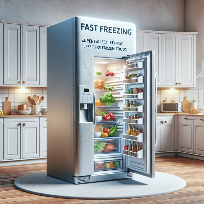 Refrigerators with Fast Freezing Features: Perfect for Frozen Foods
