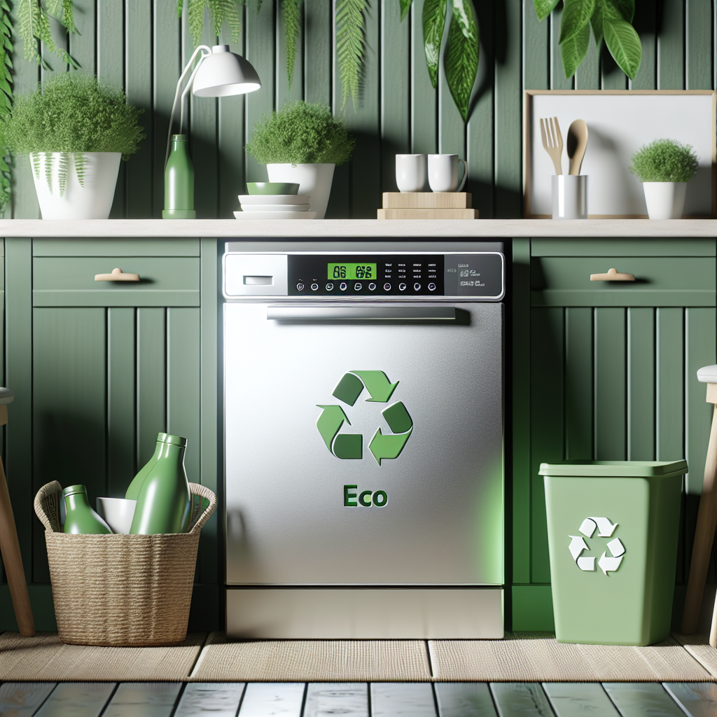 Lave-vaisselle avec options de cycle de lavage écologiques