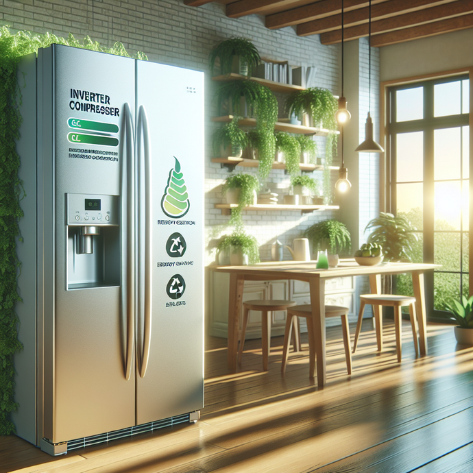 Refrigerators with inverter compressors for reduced energy consumption