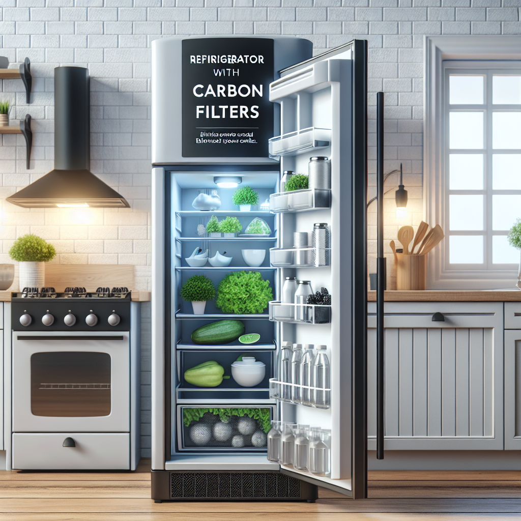 Refrigerators with carbon filters to eliminate unwanted smells