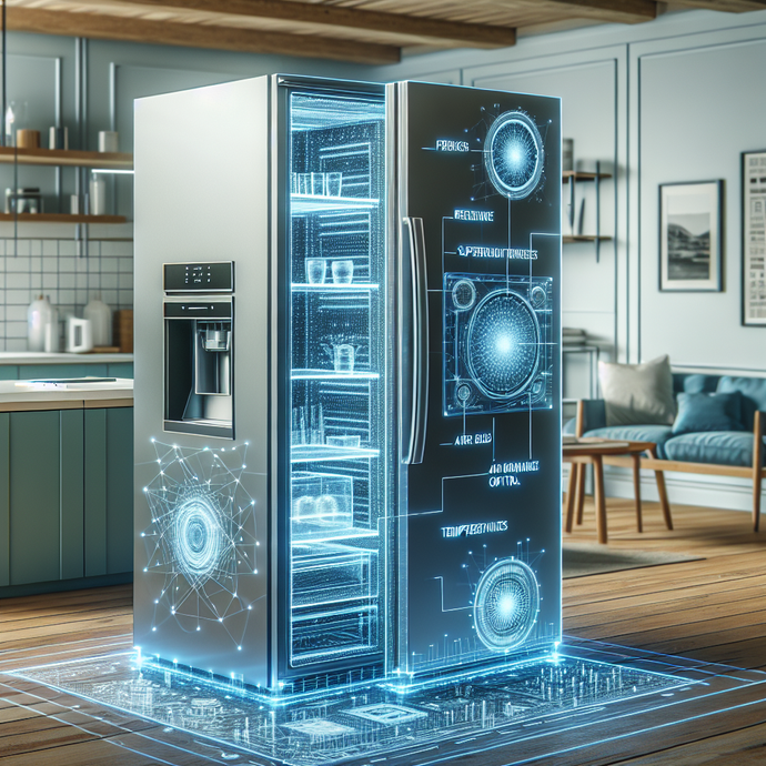 Refrigerators with air management systems for better temperature control