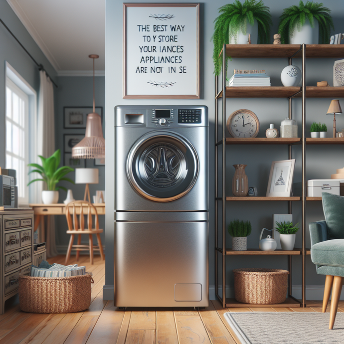 The Best Way to Store Your Appliances When Not in Use