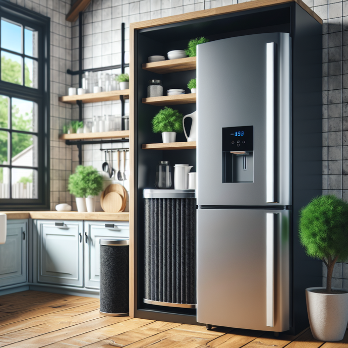 Refrigerators with charcoal filters to eliminate odors