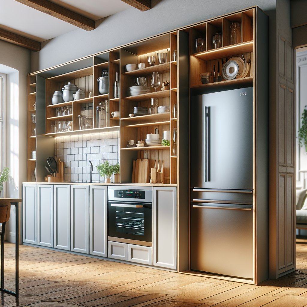 Innovative Kitchen Storage Solutions: Integrated Appliance Cabinets - BonPrix Électroménagers