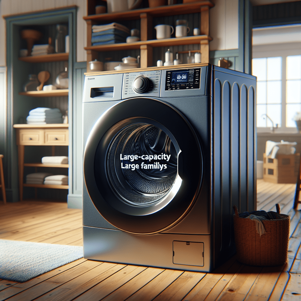 Large-Capacity Washers: The Ideal Choice for Large Families - BonPrix Électroménagers
