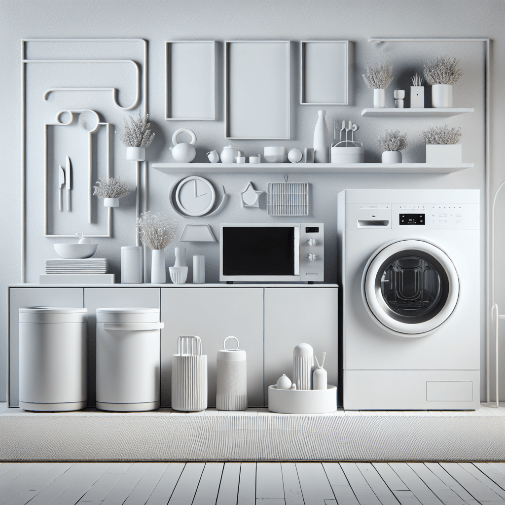 New Minimalist Designs in Home Appliances - BonPrix Électroménagers