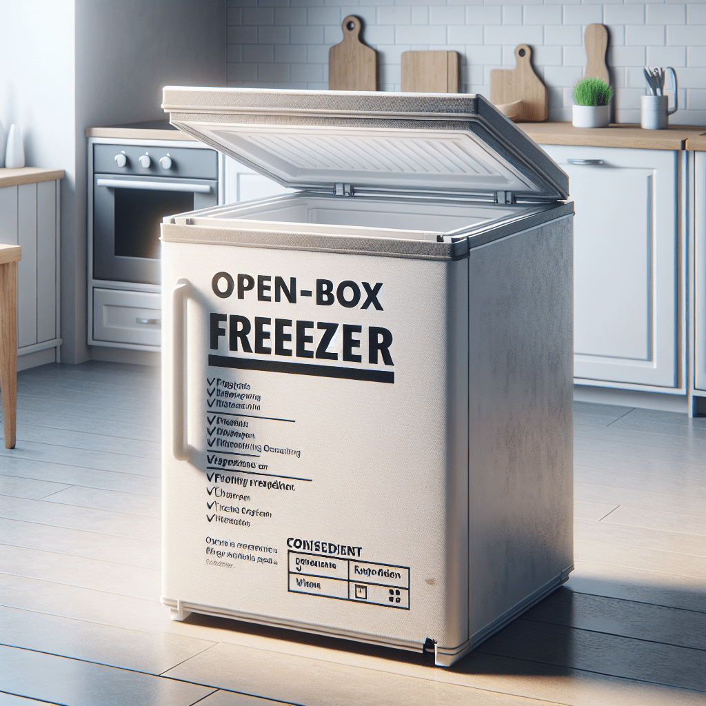 Open-box Freezer: Precautions to Take Before Buying a Second-hand Freezer - BonPrix Électroménagers