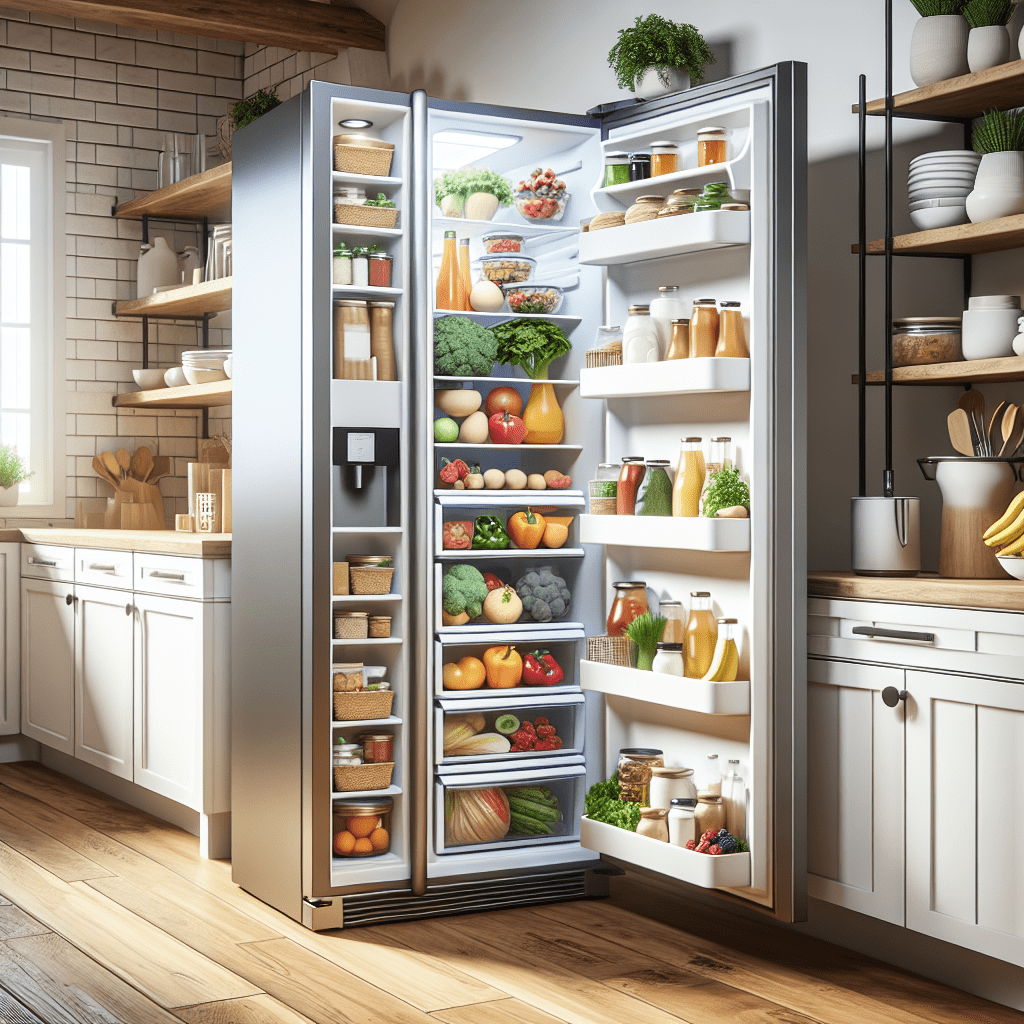 Refrigerator Organization Tips for Busy Homes" - BonPrix Électroménagers