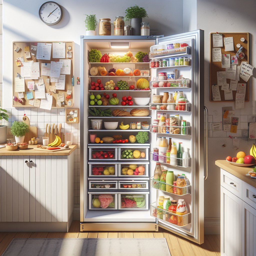 Refrigerator Organization Tips for Busy Homes" - BonPrix Électroménagers