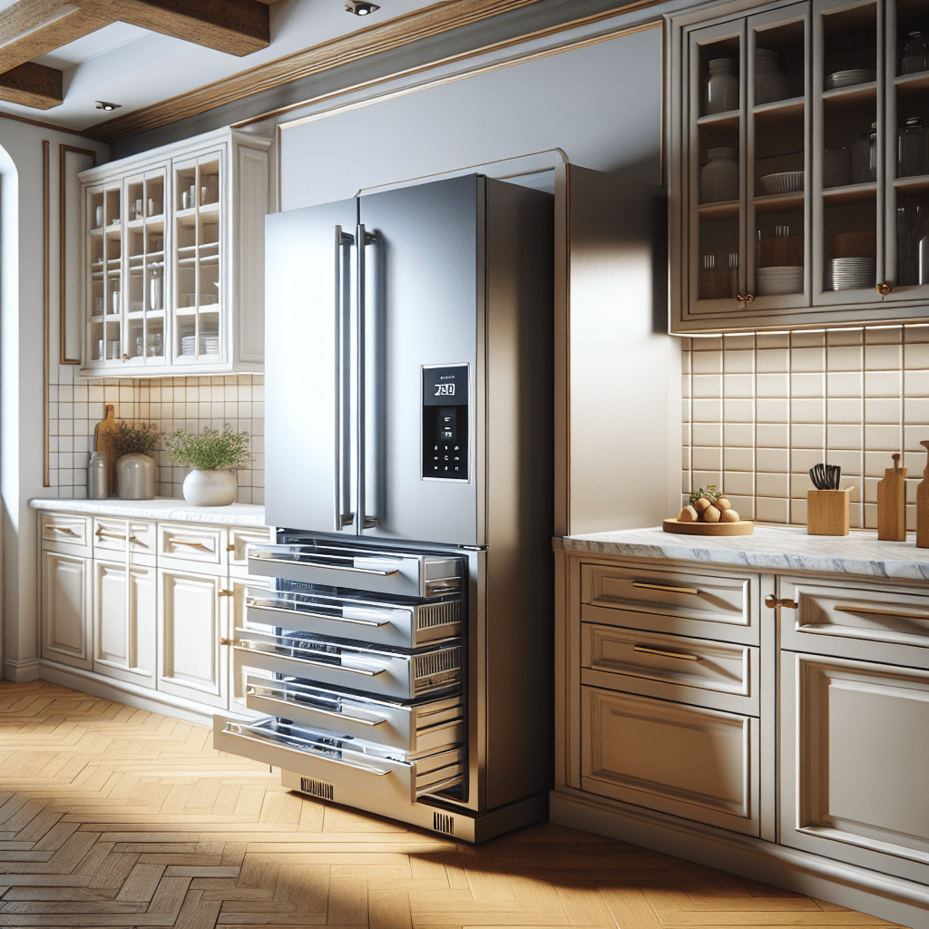 Refrigerators equipped with adjustable temperature drawers - BonPrix Électroménagers