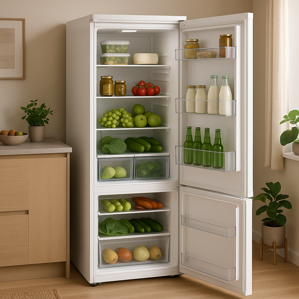 Refrigerators with adjustable shelves for more convenience