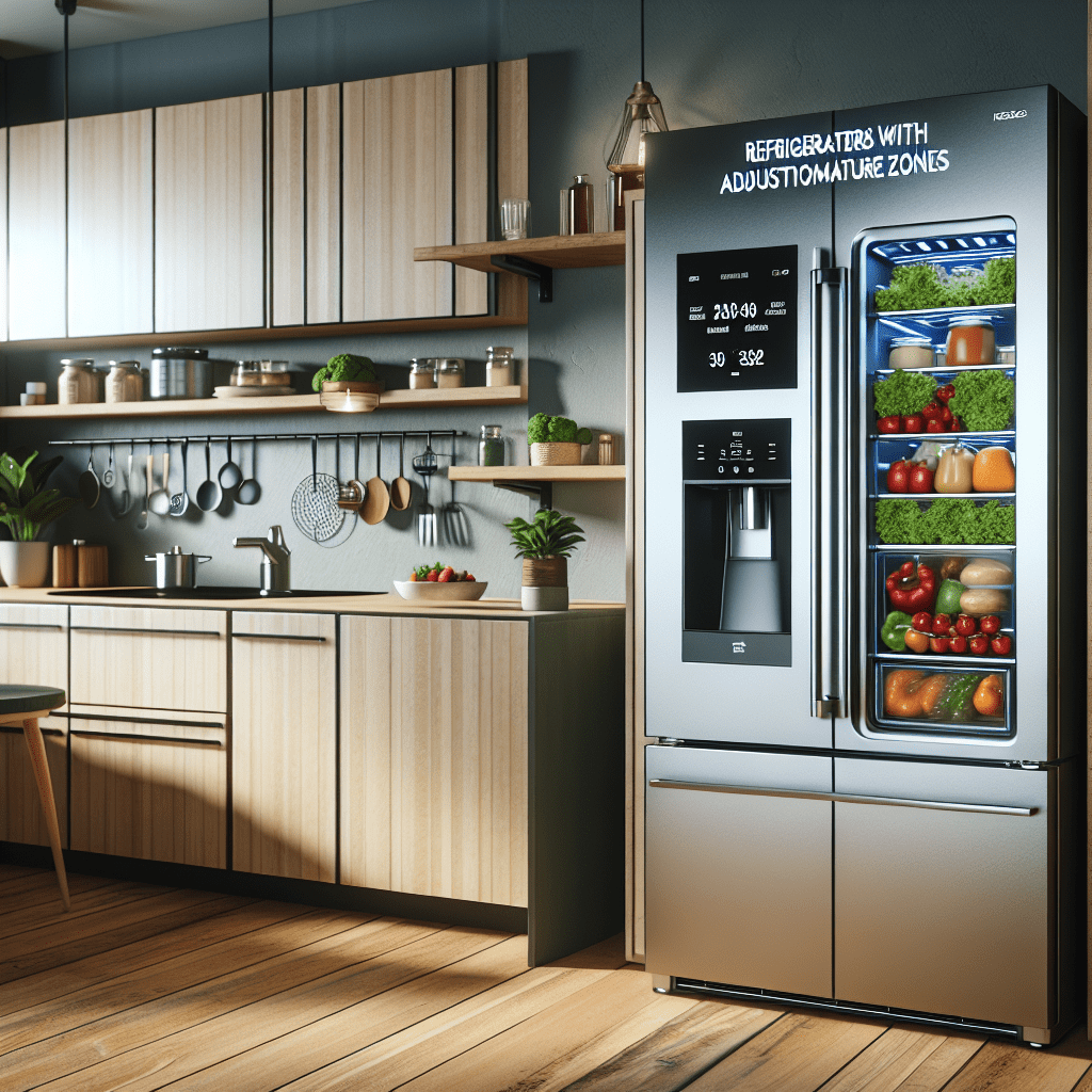 Refrigerators with adjustable temperature zones: Personalize your food storage - BonPrix Électroménagers