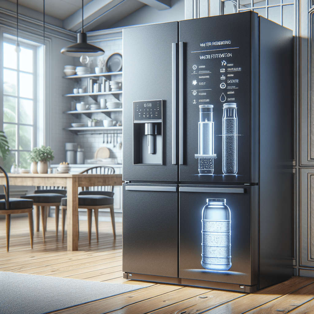 Refrigerators with advanced water filtration options - BonPrix Électroménagers
