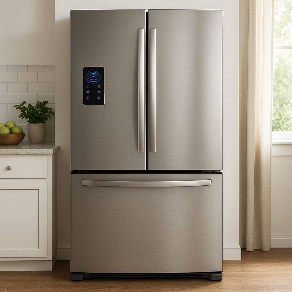 Refrigerators with air management systems for better temperature control