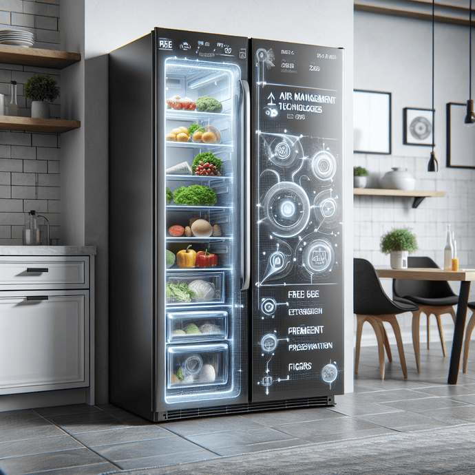Refrigerators with Air Management Technologies for Optimal Preservation