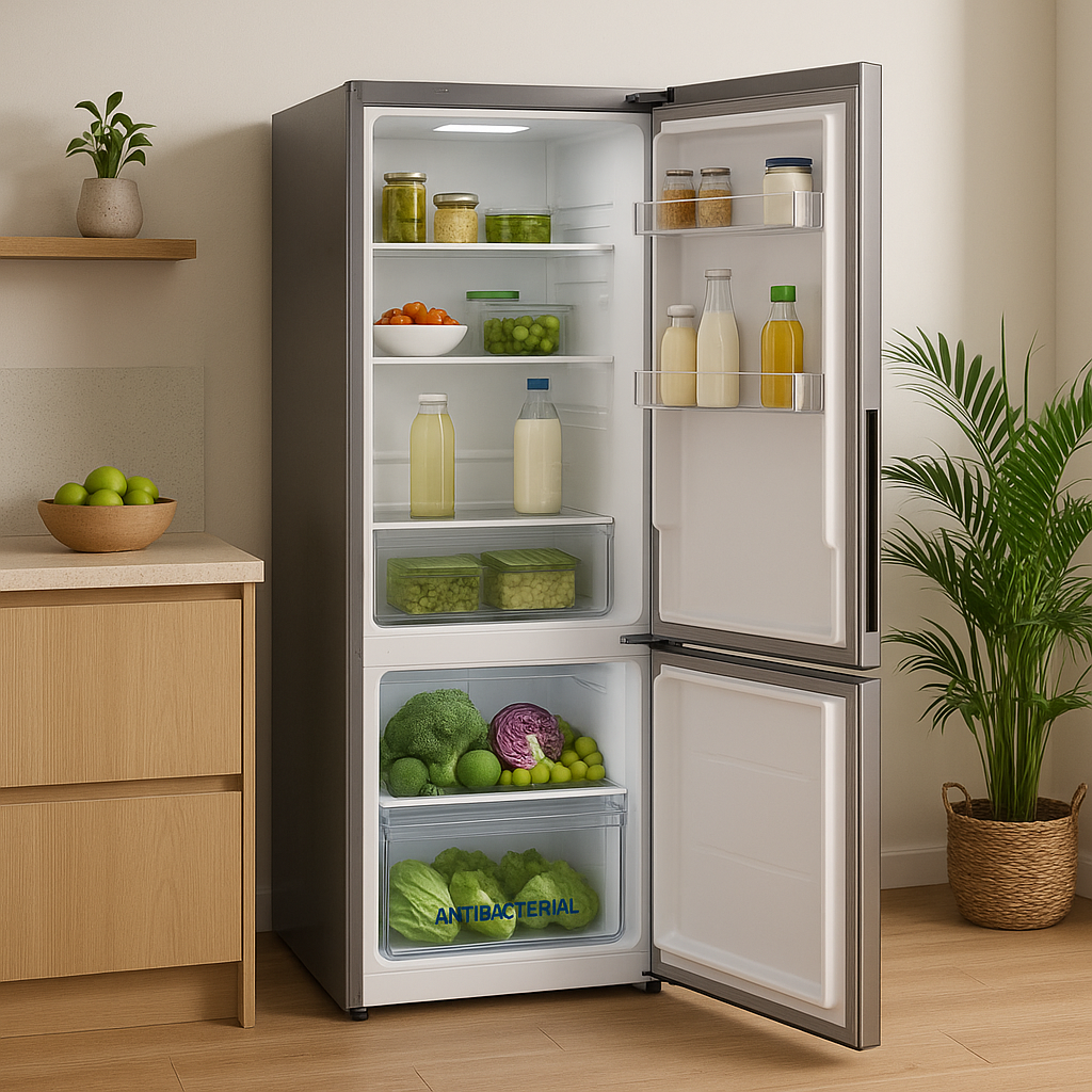Refrigerators with antibacterial compartments for fresher food