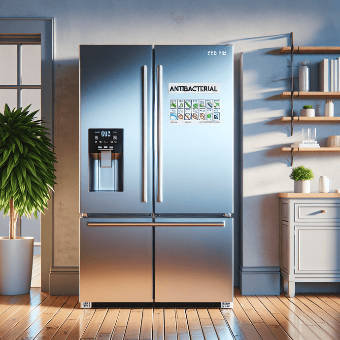 Refrigerators with antibacterial compartments for fresher food