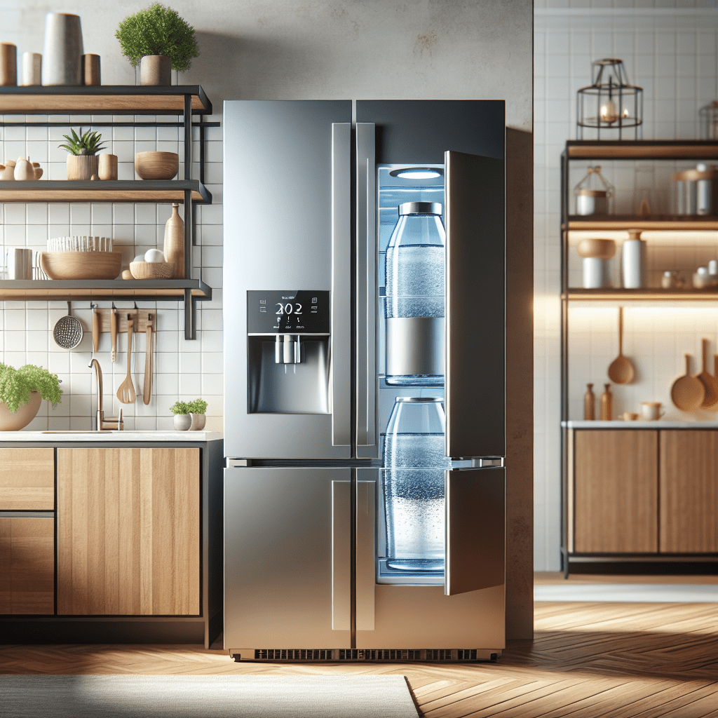 Refrigerators with built-in water filters for healthier drinks - BonPrix Électroménagers