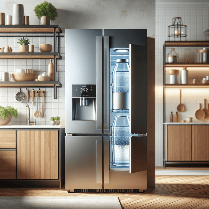 Refrigerators with built-in water filters for healthier drinks