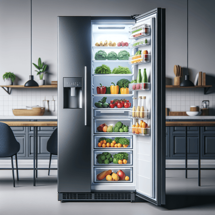 Refrigerators with compartments for fresh produce: optimal storage