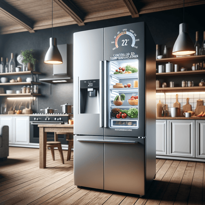 Refrigerators with controlled temperature zones for optimal food storage