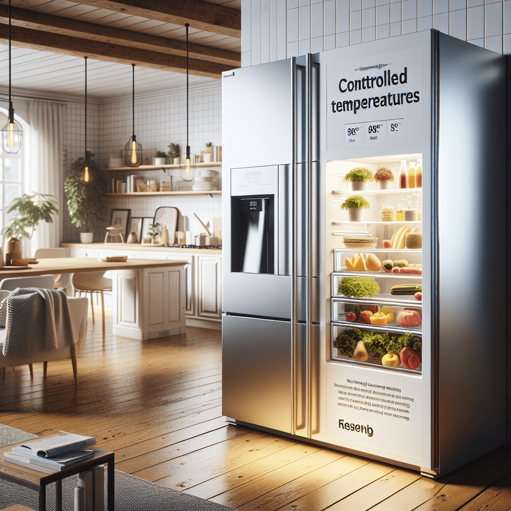 Refrigerators with controlled temperature zones for optimal food storage - BonPrix Électroménagers