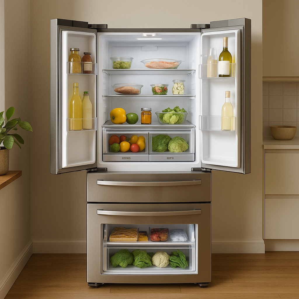 Refrigerators with controlled temperature zones for optimal food storage