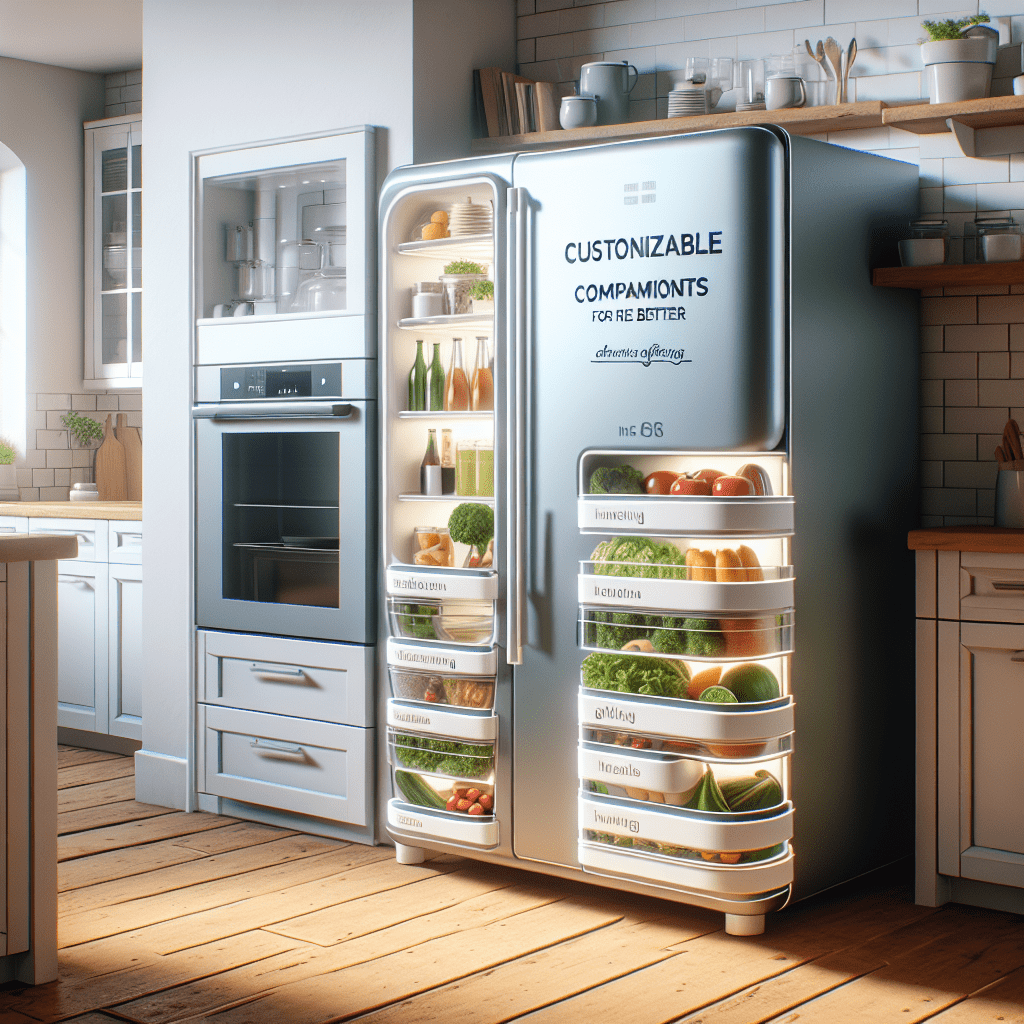 Refrigerators with customizable compartments for better food organization - BonPrix Électroménagers