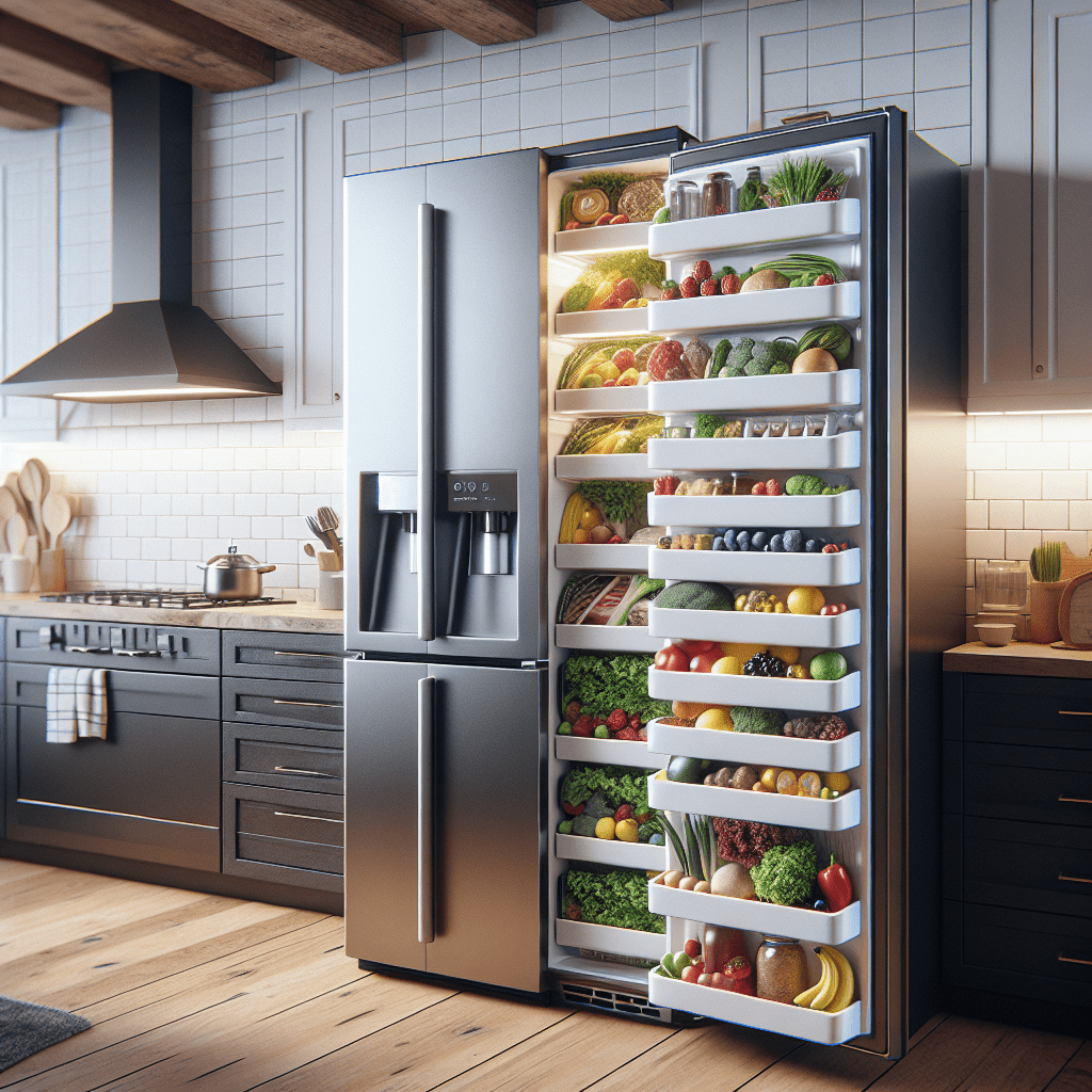 Refrigerators with customizable compartments for better food organization - BonPrix Électroménagers