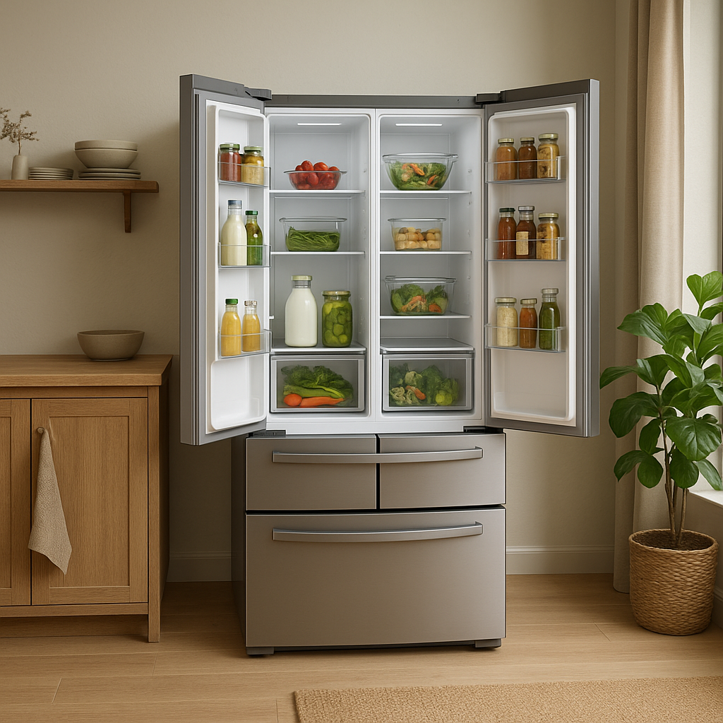 Refrigerators with customizable compartments for better food organization