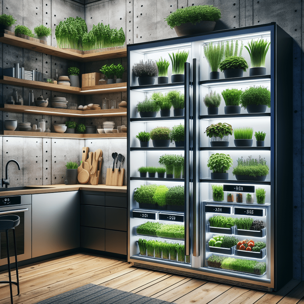 Refrigerators with dedicated spaces for fresh herbs - BonPrix Électroménagers