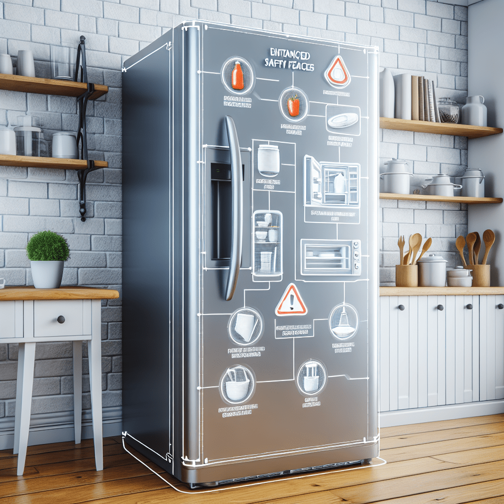 Refrigerators with enhanced safety features to prevent domestic accidents - BonPrix Électroménagers