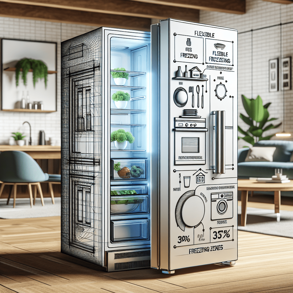 Refrigerators with Flexible Freezing Zones: More Versatility - BonPrix Électroménagers