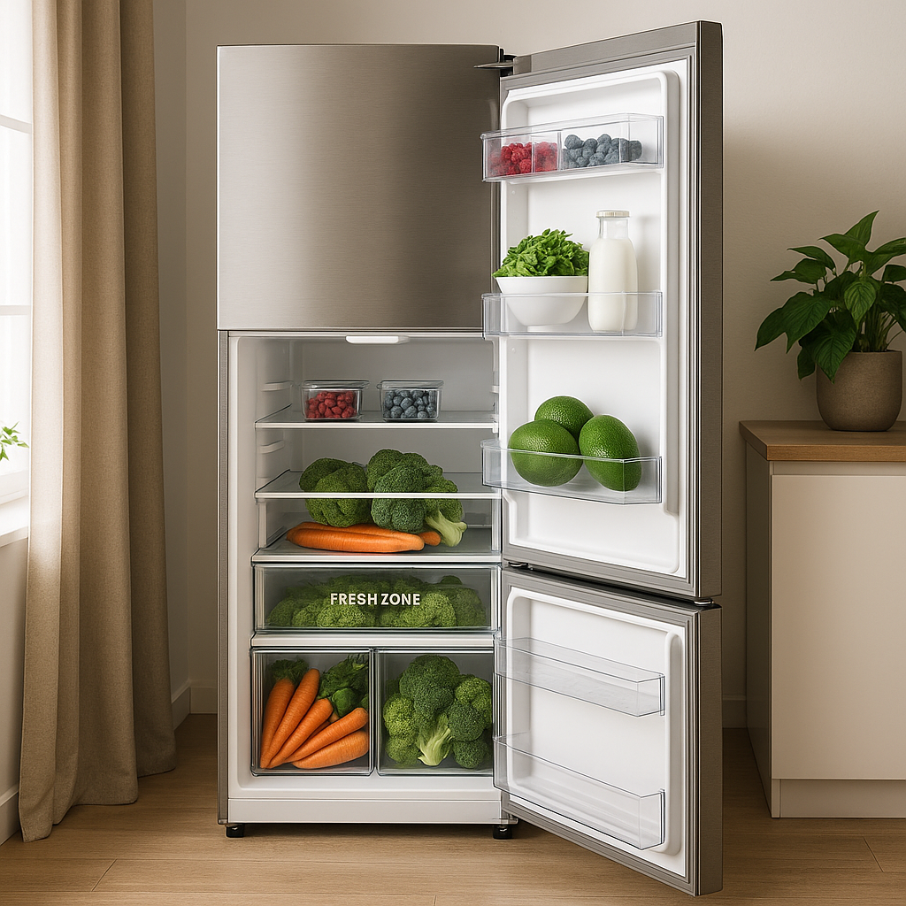 Refrigerators with Freshness Zones: For Better Food Management