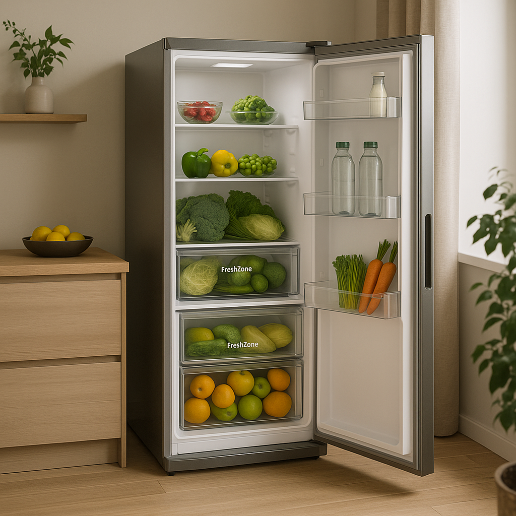 Refrigerators with Freshness Zones: For Better Food Management