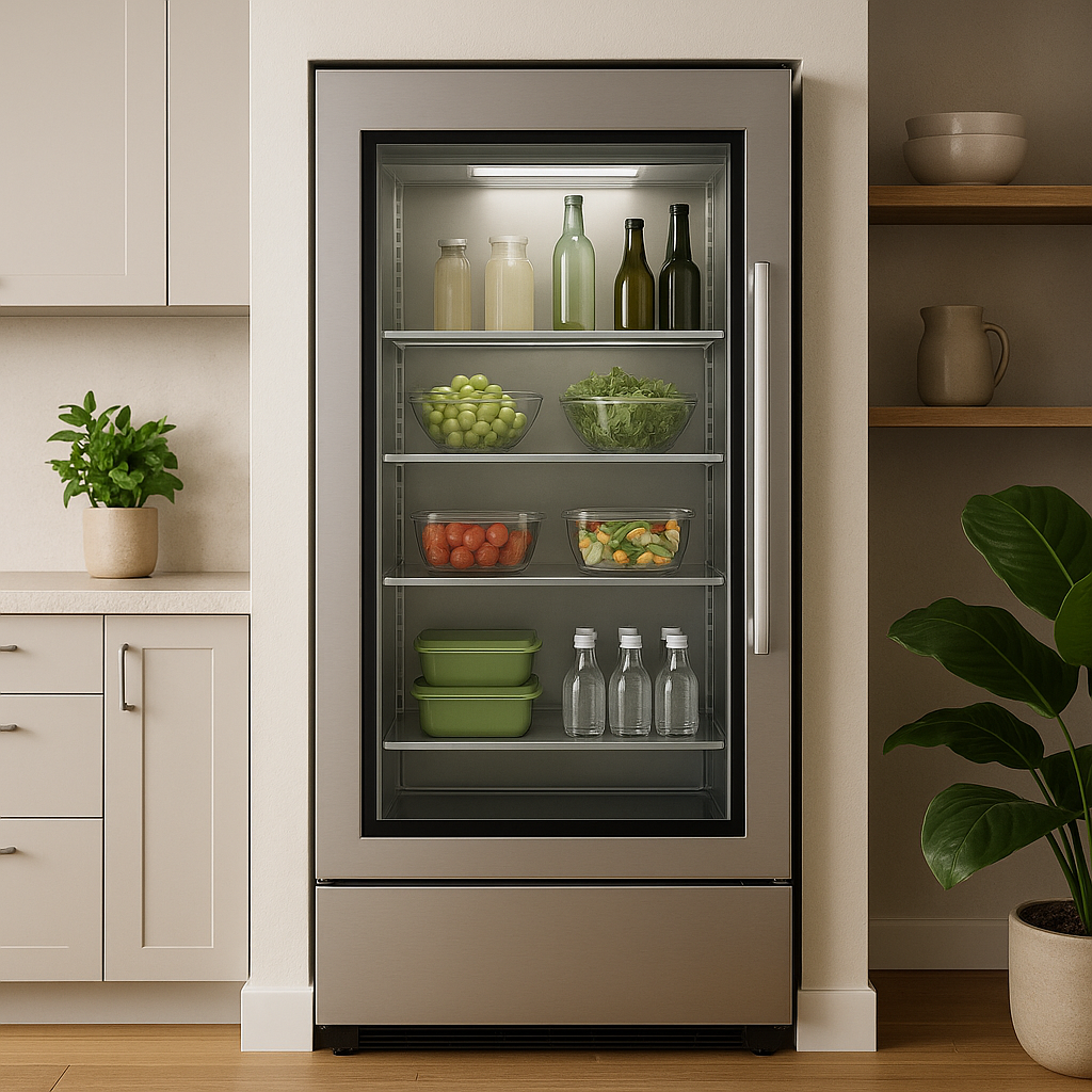 Refrigerators with Glass Doors: Stylish and Practical