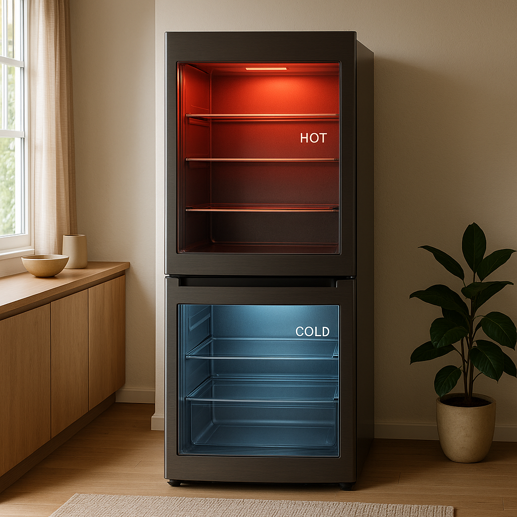 Refrigerators with Hot and Cold Zones: A New Technology for 2025