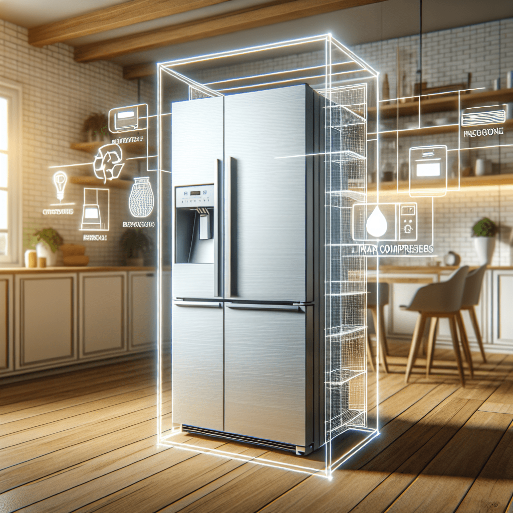 Refrigerators with Linear Compressors for More Efficiency
