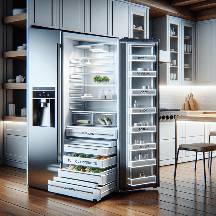 Refrigerators with modular storage zones: for a customizable layout