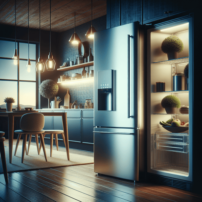 Refrigerators with Noise-Free Cooling Systems