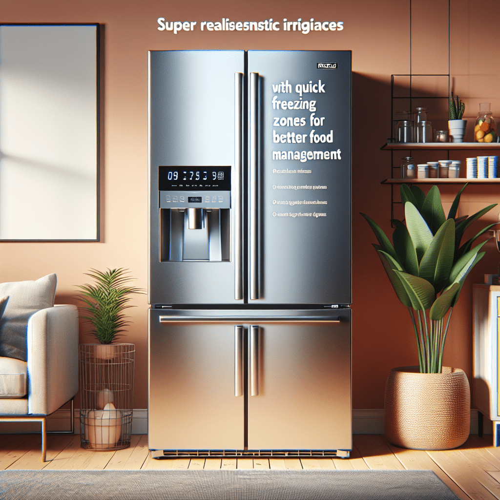 Refrigerators with quick freezing zones for better food management - BonPrix Électroménagers